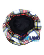 Dress Stewart Tartan Tam o' Shanter Scottish Flat Bonnet - Image 4
