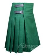 Forest Green Wool Blazer Kilt – Premium 8 Yard Traditional Kilt - Image 2