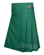 Forest Green Wool Blazer Kilt – Premium 8 Yard Traditional Kilt - Image 3
