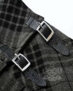 Grey Watch Tartan Mini Billie Kilt Girls Modern Kilt Skirt - Image 4