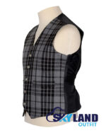 Grey Watch Tartan Waistcoat | Argyle Vest Made to Order - Image 2