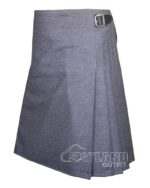 Grey Wool Blazer Kilt – Premium 8 Yard Traditional Scottish Kilt - Image 3