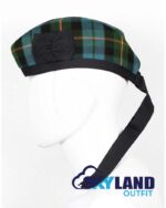 Gunn Ancient Tartan Glengarry Hat Traditional Scottish Cap - Image 2