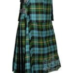 Gunn Ancient Tartan Scottish 8-Yard Kilt with Detachable Pockets