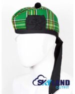 Irish Heritage Tartan Glengarry Hat Traditional Celtic Cap