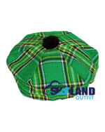 Irish Heritage Tartan Tam o Shanter Celtic Flat Bonnet Hat for Highland Dress