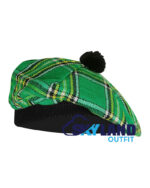 Irish Heritage Tartan Tam o' Shanter Celtic Flat Bonnet - Image 3