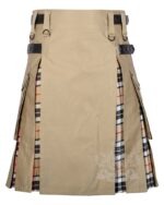 Campbell Thompson Tartan Hybrid Utility Kilt | Khaki Cotton