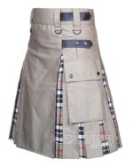 Campbell Thompson Tartan Hybrid Utility Kilt | Khaki Cotton - Image 3