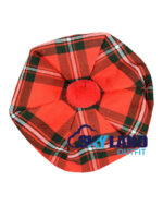 MacGregor Tartan Tam o' Shanter Scottish Flat Bonnet - Image 3