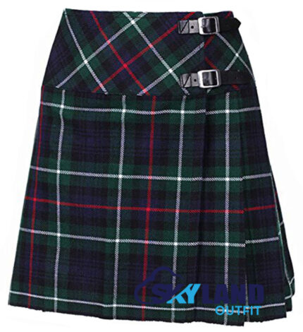 Mackenzie Tartan Mini Billie Kilt Girls Modern Kilt Skirt for Highland Dress