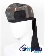Weathered Mackenzie Tartan Glengarry Hat Traditional Cap