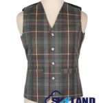 Mackenzie Weathered tartan Argyle waistcoat made to order for Highland wear and kilts
