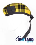 MacLeod of Lewis Tartan Glengarry Hat Traditional Scottish Cap - Image 2