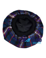 Masonic Tartan Tam o' Shanter Scottish Flat Bonnet - Image 4