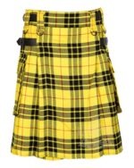MacLeod of Lewis Tartan Modern Utility Scottish Kilt for Highland Dress