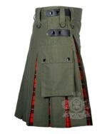 Oliver Green Wallace Tartan Hybrid Utility Kilt - Image 2