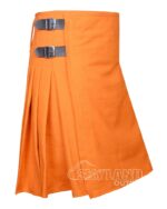 Orange Wool Blazer Kilt – Premium 8 Yard Traditional Scottish Kilts - Image 2