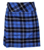 Ramsey Blue Hunting Tartan Mini Billie Kilt Girls Modern Kilt Skirt for Highland Dress