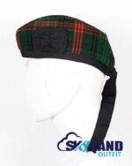 Ross Hunting Tartan Glengarry Hat Traditional Scottish Cap - Image 2