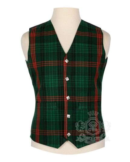 Ross Hunting Tartan Waistcoat – Argyle Vest Made to Order