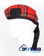 Royal Stewart Tartan Glengarry Hat Traditional Scottish Cap - Image 2