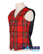 Royal Stewart Tartan Waistcoat – Argyle Vest Made to Order - Image 2