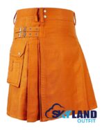 Saffron Tartan Kilt – Modern Utility Scottish Kilts - Image 2