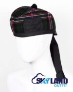 Scottish National Tartan Glengarry Hat Traditional Scottish Cap