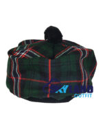 Scottish National Tartan Tam o Shanter Traditional Flat Bonnet Hat
