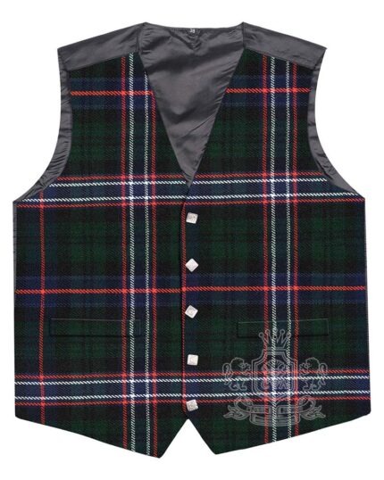 Scottish National Tartan Waistcoat – Argyle Vest Made to Order