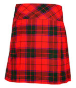 Scottish Rose Tartan Mini Billie Kilt Girls Modern Kilt Skirt - Image 2