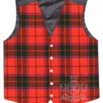 Scottish Rose Tartan Waistcoat – Argyle Vest Made to Order