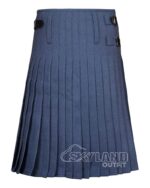 Smoking Blue Wool Blazer Kilt – Premium 8-Yard Scottish Kilts - Image 4