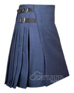 Smoking Blue Wool Blazer Kilt – Premium 8-Yard Scottish Kilts - Image 2