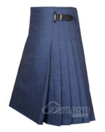 Smoking Blue Wool Blazer Kilt – Premium 8-Yard Scottish Kilts - Image 3
