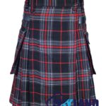 Spirit of Bruce Tartan Modern Utility Scottish Kilt for Highland Dress