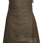Complete Lovat Green Wool Blazer Kilt ensemble—premium 8-yard hand-pleated Clan Fraser of Lovat tartan kilt with matching Argyle wool jacket in traditional Highland dress