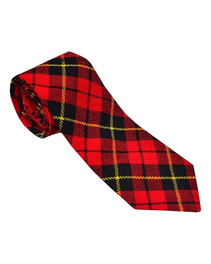 Wallace Tartan NeckTie Scottish Clan Tie for Highland Dress