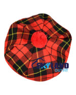 Wallace Tartan Tam o' Shanter Scottish Flat Bonnet - Image 4