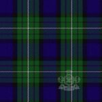 Alexander Tartan wool fabric flat lay
