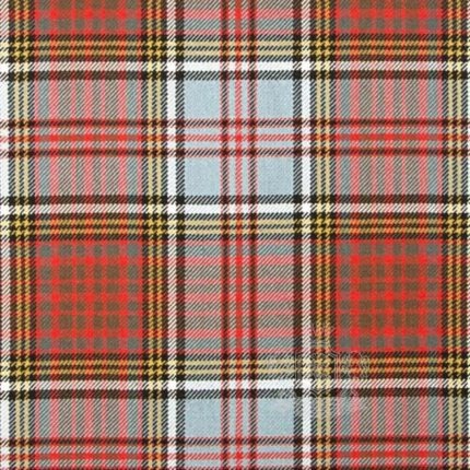 Anderson Weathered Tartan wool fabric flat lay