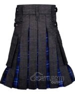 Black Denim American Patriot Hybrid Utility Kilt - Image 3