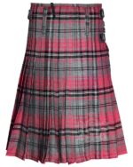 Ailsa Pink Tartan Kilt | 8 Yard Traditional Scottish Kilt - Image 4