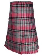Ailsa Pink Tartan Kilt | 8 Yard Traditional Scottish Kilt - Image 3