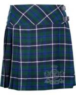 blue douglas tartan mini billie kilt