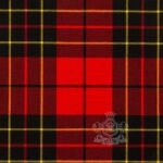rodie Red Modern Tartan fabric by the yard