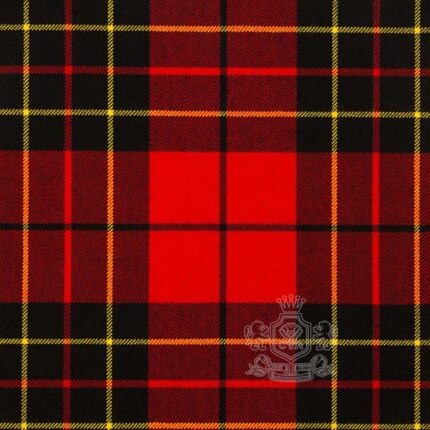 rodie Red Modern Tartan fabric by the yard