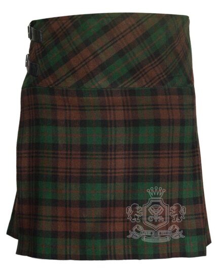 brown watch tartan mini billie kilt