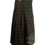 Brown Watch Tartan maxi skirt front view